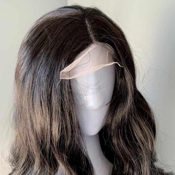 NEW Long Black Synthetic Lace Front Wig - Picture 4 of 4